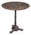 20th Century French Iron Bistro Table with Marble Top, 1970s For Sale