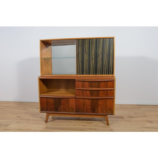 Mid-Century Modern U-372/386 Sideboard by Hubert Nepožitek & Bohumil Landsman from Jitona, Former Czechoslovakia, 1960s For Sale - Image 3 of 18