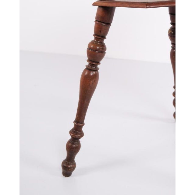 1920s Mahogany Plant Stand with Shelf, 1920s For Sale - Image 5 of 8
