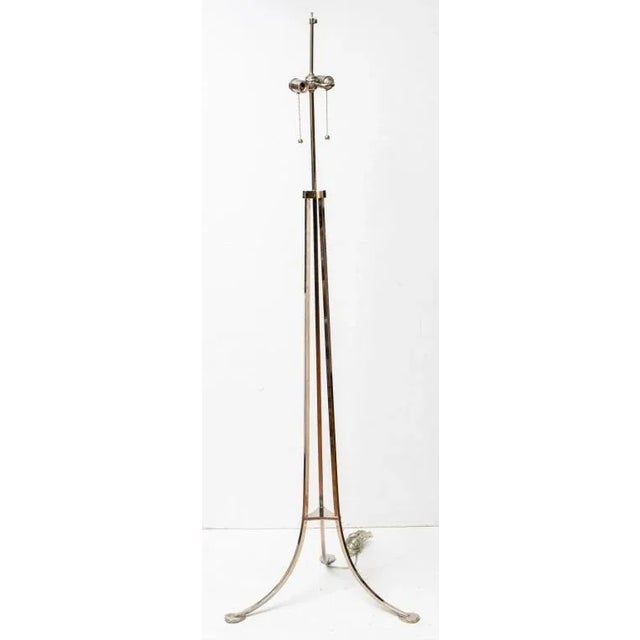 Visual Comfort & Company Chrome Floor Lamp For Sale In New York - Image 6 of 6