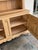 French Provincial Light Oak Wood Kitchen Cabinet, Antique For Sale - Image 9 of 12