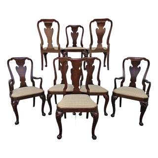 Baker Furniture Historic Charleston Mahogany Dining Chairs - Set of Eight For Sale