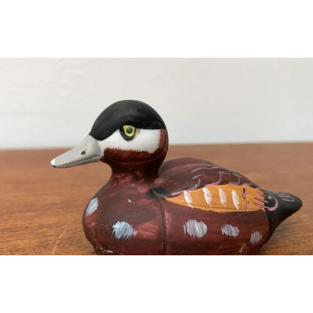 Brown Vintage Handpainted Duck Figurine by Gallo Design for Villeroy & Boch, 1970s For Sale - Image 8 of 11