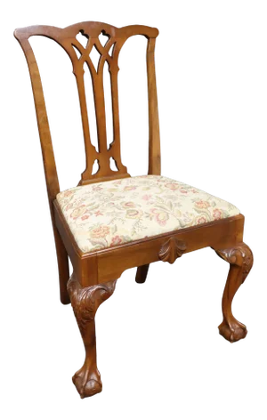 Centennial Chippendale Mahogany Claw & Ball Side Chair