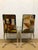 Metal Post Modern Vintage Abstract Chairs - A Pair For Sale - Image 7 of 10