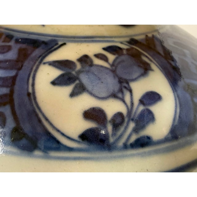 Chinoiserie Porcelain Ginger Jar Table Lamp Vintage For Sale - Image 9 of 12