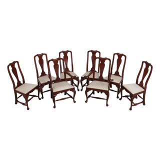 Set of 8 Eldred Wheeler Cherry Dining Room Chairs For Sale