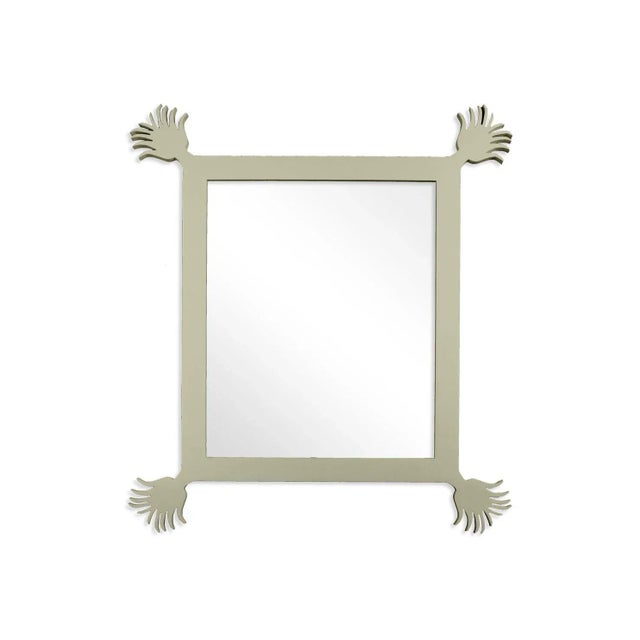 Contemporary Fleur Home Carnival Vieux Rectangle Mirror in Cooking Apple Green, 43x55 For Sale - Image 3 of 3