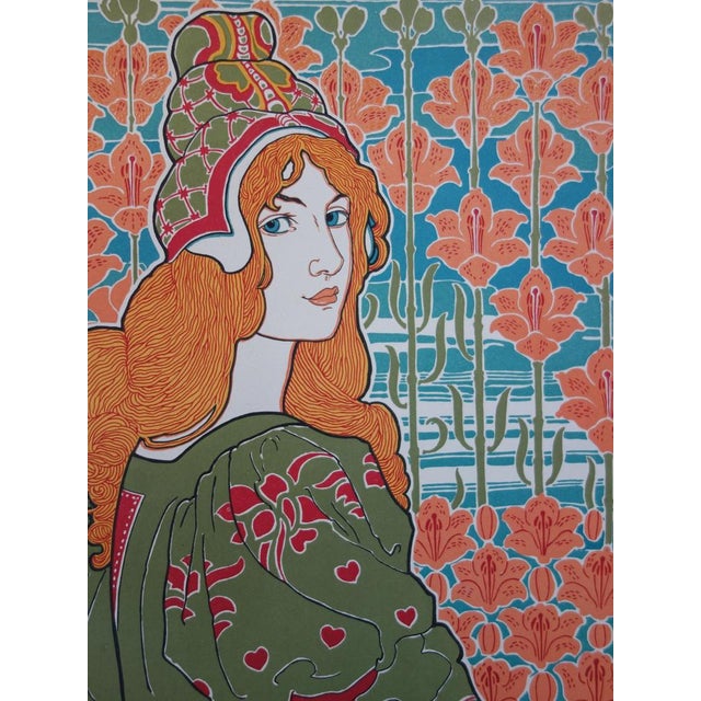 Modern Louis John Rhead, Jane, Original Lithograph For Sale - Image 3 of 6