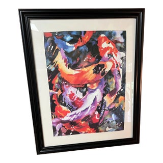 Original Watercolor - Goldfish, Tracy Reid, 1996 For Sale