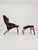 Kaare Klint Set of Mid-Century Modern Lounge Chair and Ottoman by Swedese, 1960 For Sale - Image 4 of 18