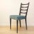 Set of 4 Mid Century chairs made in Italy in the 1950s. Its black color has been restored and the seat reupholstered with...