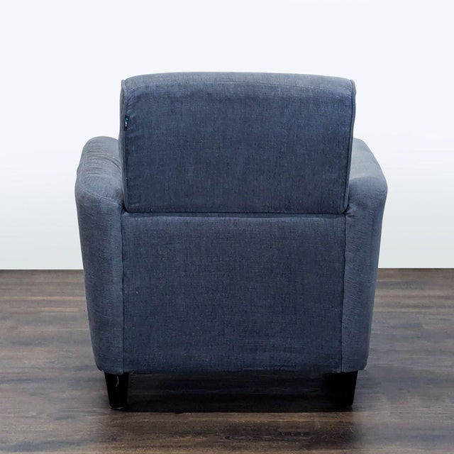 2000 - 2009 Dh Modern Blue Fabric Lounge Chair – Comfortable and Stylish Armchair For Sale - Image 5 of 8