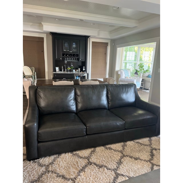 Bring refined modern style and exceptional comfort to your living space with this gorgeous Bernhardt Germain Sofa....