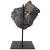 DETAILS A geode or mineral specimen now displayed on a custom made black metal base. DIMENSIONS Width 4.5 Depth 4 Height...