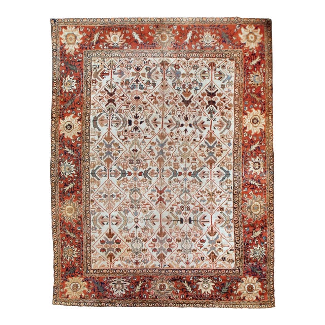Antique Ivory Mahal 8ft 10in X 12ft 2in For Sale