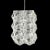 Mid-Century Glass & Chrome Fitted Rectangular Pendant Chandelier by Kinkeldey For Sale - Image 12 of 18