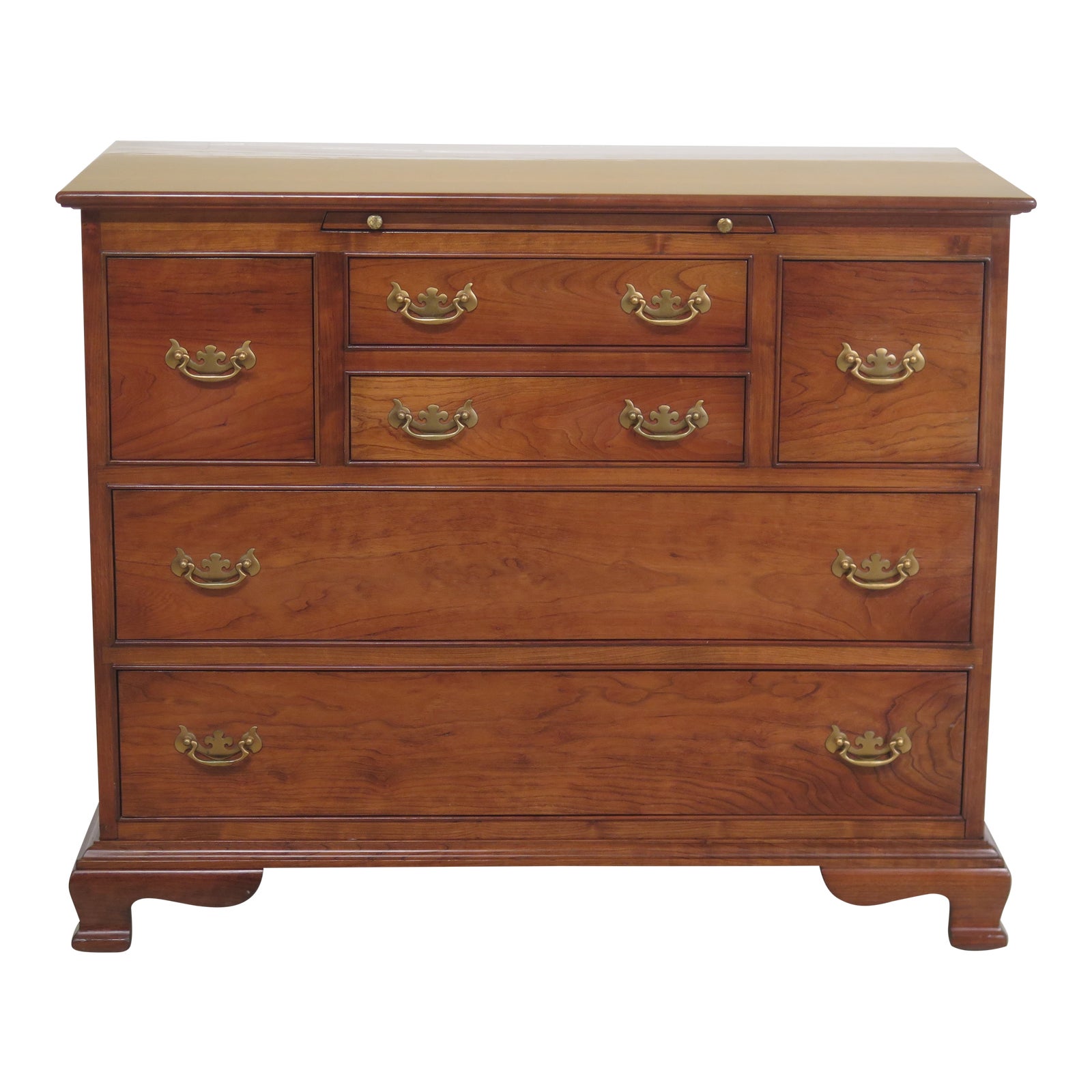 Stickley Solid Cherry 6 Drawer Bachelor Chest Server Chairish