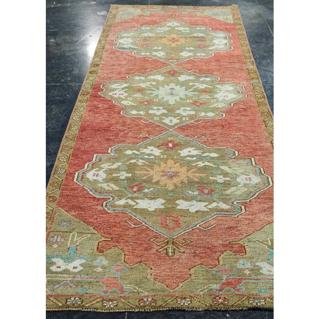 Turkish Vintage Rug 3'7" x 10'5" #20849 Explore a curated collection of hallway runners, wool rugs, and handmade...