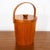 Wood Mid 20th Century Danish Modern Ice Bucket Lidded Teak Rainbow Sweden Liner Round For Sale - Image 7 of 10