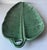 This wonderful vintage Green Majolica banana leaf platter was made in Portugal for Bordallo Pinheiro. 15.5" x 8" x 1.5"....