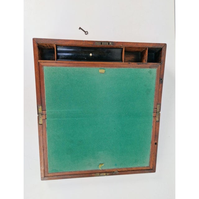 Victorian Travel Writing Slope, 1920 For Sale - Image 13 of 14