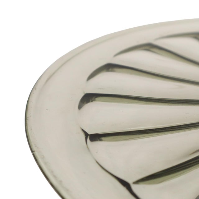 Art Deco Grey Cake Platter, 1930s For Sale - Image 11 of 16