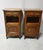 Brown Vintage Cherry Bedside Tables, Set of 2 For Sale - Image 8 of 12