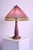Art Deco Table Lamp with Silk Shade by Josef Ekberg for Gustavsberg, 1928 For Sale - Image 3 of 8