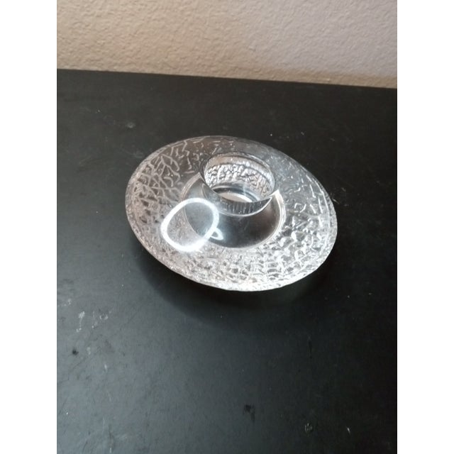 GORGEOUS Signed Orrefors Sweden 6" Candle Holder The product is a stunning 6" candle holder designed by the renowned...