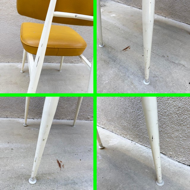 1960s Classic Mid Century Modern Steel Frame Chair by Cal-Style For Sale - Image 12 of 12