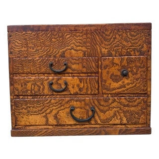 Antique Japanese Haribako Sewing Box, 1920s For Sale