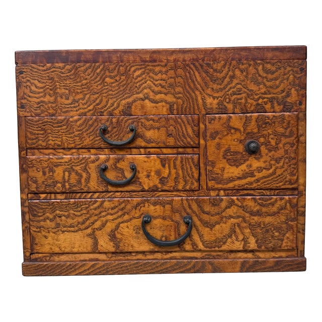 Antique Japanese Haribako Sewing Box, 1920s For Sale