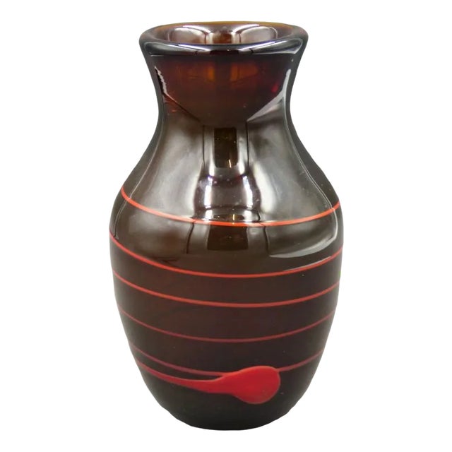 Mouth Blown Vase by Jindra Beránek, 1970s For Sale