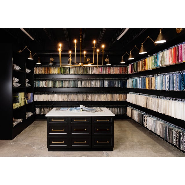 Mid-Century Modern Adjustable Wall Sconce in Warm Brass With Matching Metal Shade For Sale - Image 3 of 3