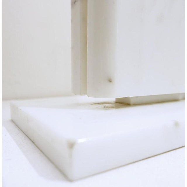 1970s Mid-Century Modern Marble Table Lamp attributed to Christian Krekels, Belgium, 1970s For Sale - Image 5 of 9