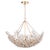 Regina Andrew Cheshire Basin Chandelier in Gold Leaf For Sale In Detroit - Image 6 of 6