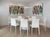 Wood Matthew Izzo Home Jefferson Glossy White Lacquer Oval Pedestal Dining Table For Sale - Image 7 of 8