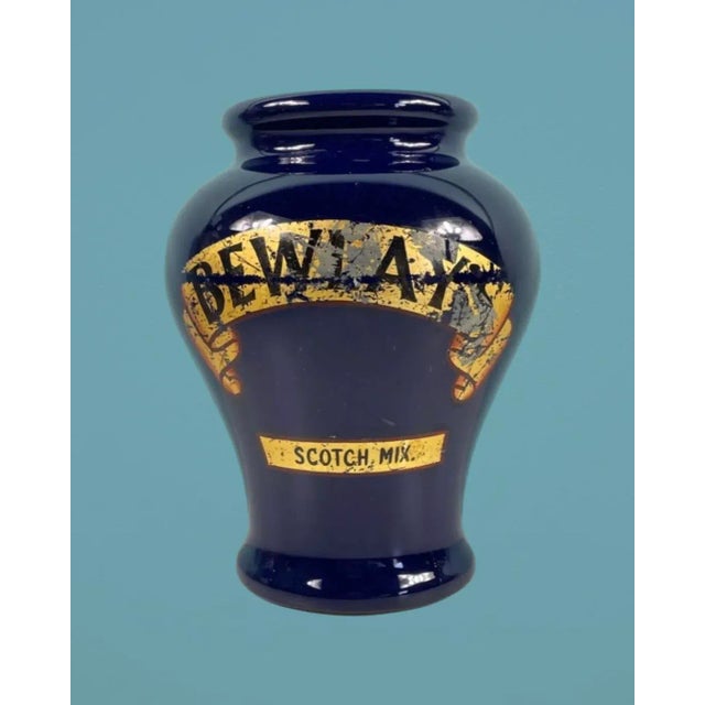 Antique Royal Doulton advertising jar in cobalt blue, originally produced for Bewlay’s Scottish Mix. These vessels are...