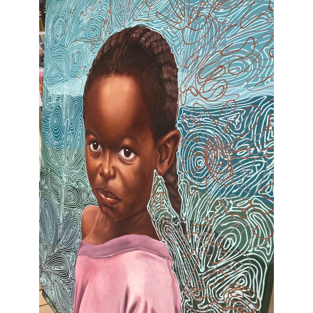 "Capacity of Future", Acrylic on Canvas Painting by Patrick Gusenga, 2026 For Sale - Image 4 of 6