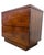 Vintage Mid-Century Modern Two-Drawer Nightstand With Book-Matched Wood Grain. For Sale In Seattle - Image 6 of 10