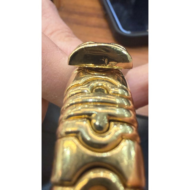Italian 18k Gold Tobogas-Style Bracelet, 1970s For Sale - Image 13 of 17