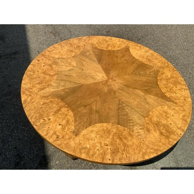 Mid-Century Modern Mid Century Modern Walnut Round Coffee Table For Sale - Image 3 of 5