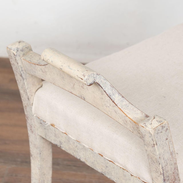 Wood Pair, 20th Century Swedish Gustavian Style Tabouret Stools For Sale - Image 7 of 11