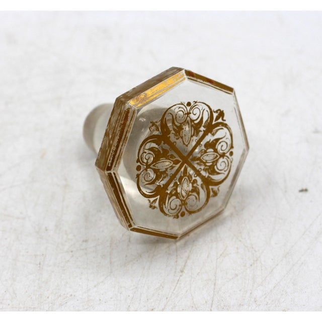 Traditional Mid-19th Century Cut and Gilt Glass Decanter For Sale - Image 3 of 6