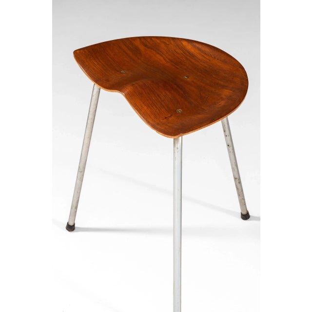 Danish Stool For Sale - Image 4 of 6