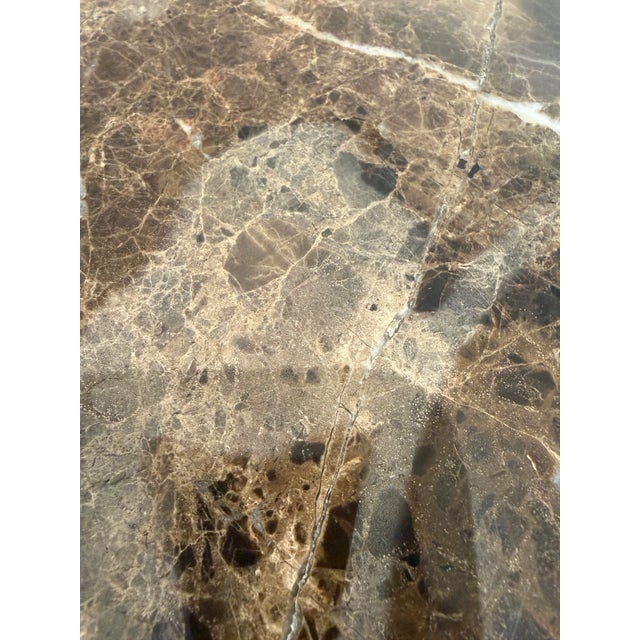 Hekman Furniture Company Console Table With Marble Top For Sale - Image 10 of 12