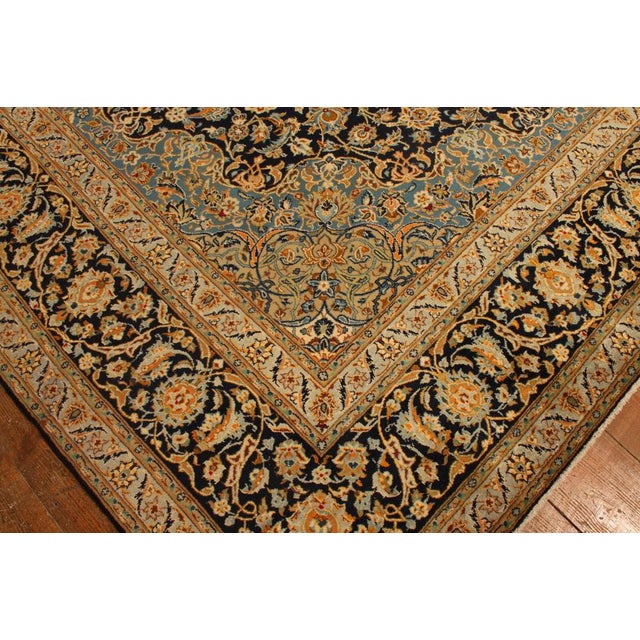 Yellow Middle Eastern Hand-Knotted Rug For Sale - Image 8 of 10