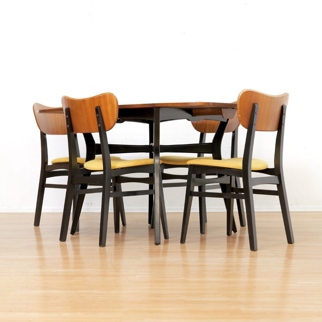 G Plan 1960s Mid Century Tola Extending Dining Table and Butterfly Chairs by G Plan For Sale - Image 4 of 15