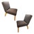 Pair of Mid-Century Thonet Inspired Bentwood Slipper Chairs For Sale